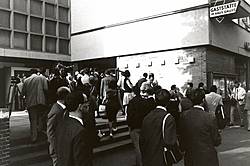 Besucher Auschwitz-Prozess Frankfurt