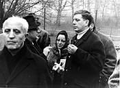 Rainer Eggert, Verteidiger der Angeklagten Mulka, Höcker, Lucas, Bednarek. Rainer Eggert, Verteidiger der Angeklagten Mulka, Höcker, Lucas, Bednarek.