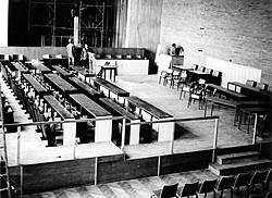 Gerichtssaal im Haus Gallus