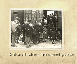 ankunft eines transportzugs kl